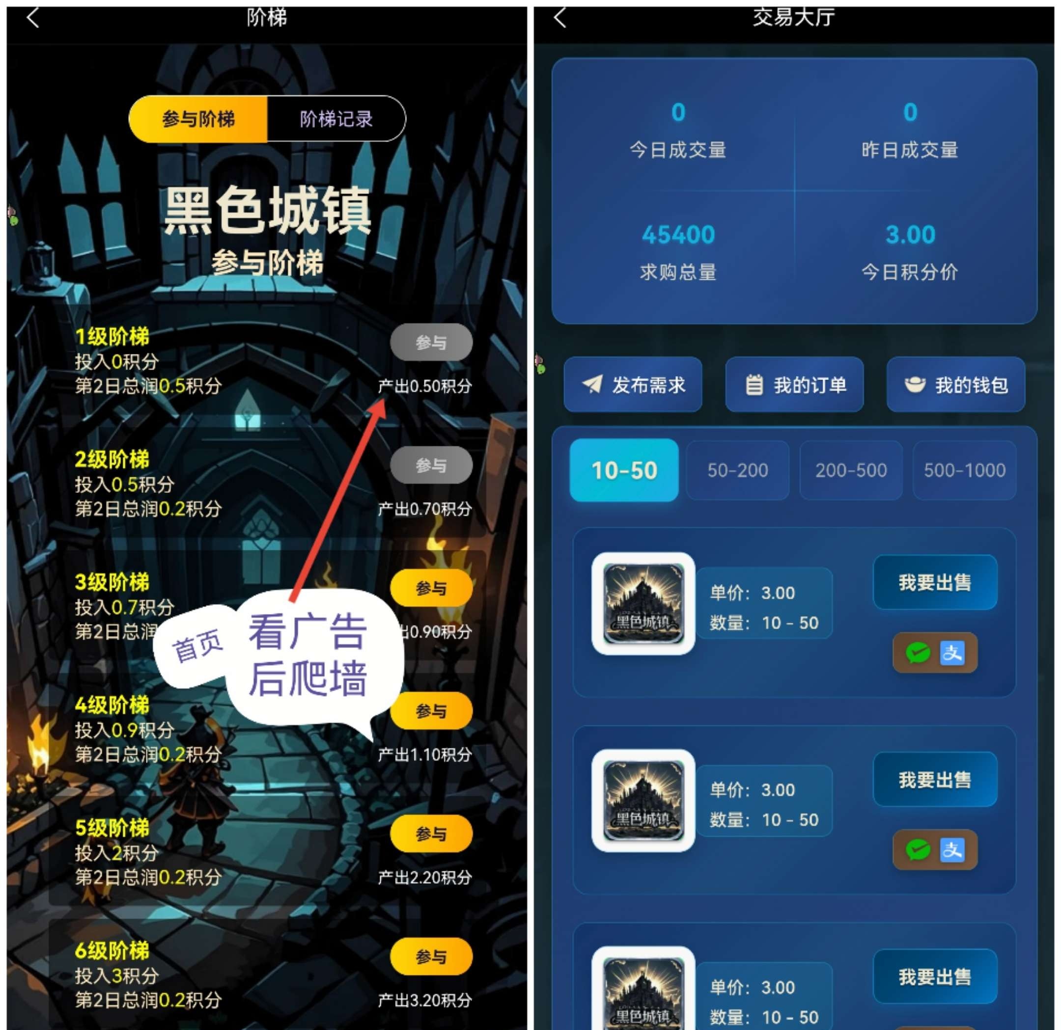 黑色城镇，上墙零撸，新项目