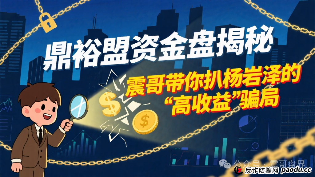 鼎裕盟是正规公司吗?鼎裕盟资金盘揭秘，震哥带你扒杨岩泽的“高收益”骗局