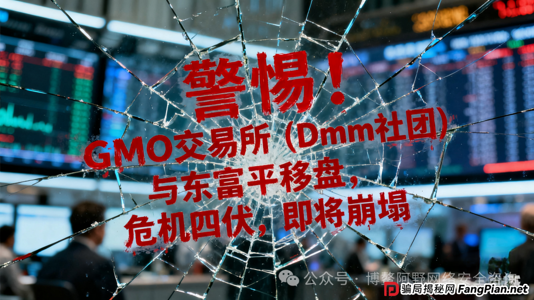 警惕！GMO交易所（Dmm社团）与东富平移盘，危机四伏，即将崩塌