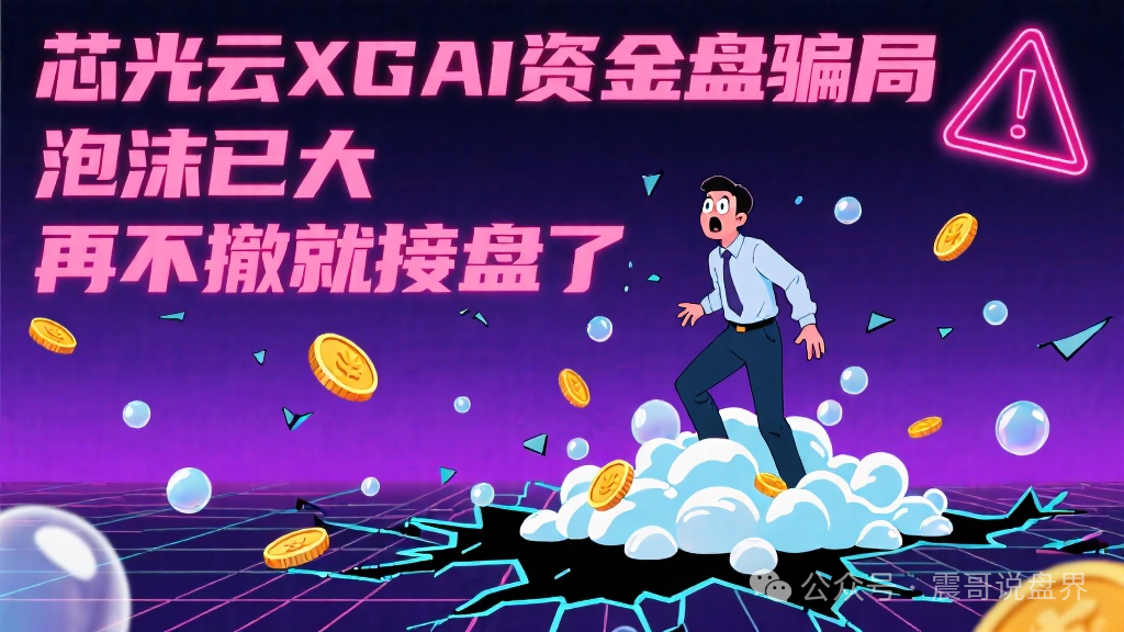 芯光云XGAI资金盘骗局，泡沫已大，再不撤就接盘了