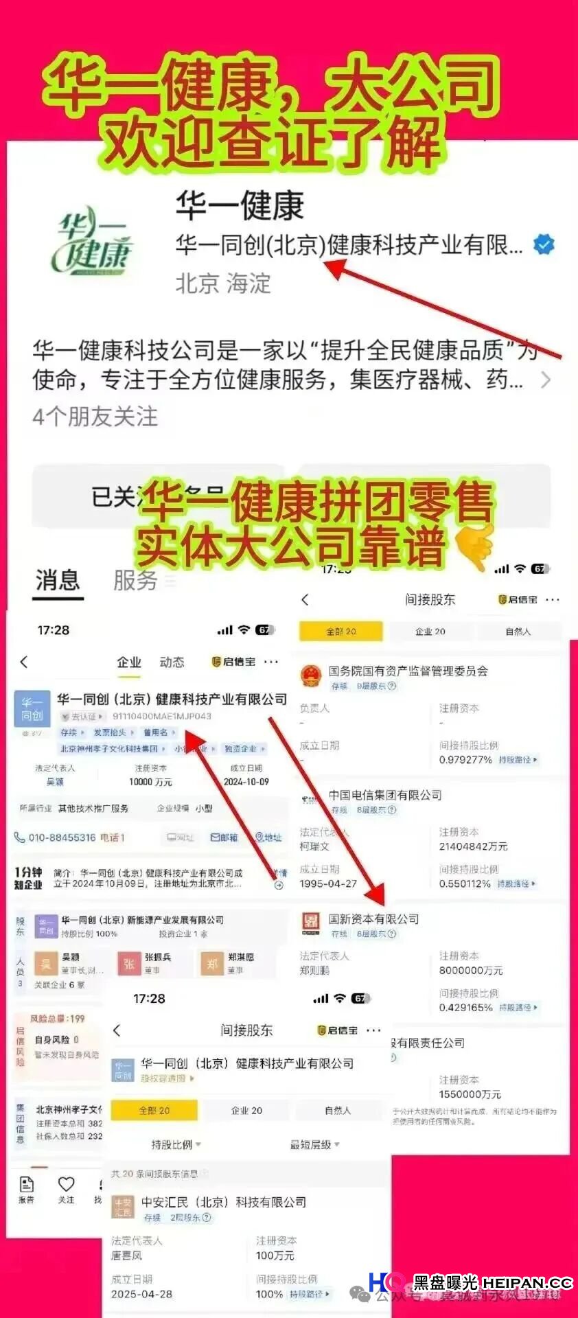 起底“华一健康”拼团骗局：499元入门，号称“20天赚4000”，实为精心包装的庞氏模型