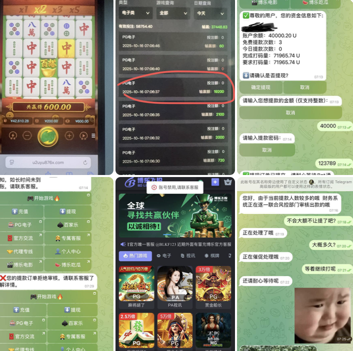 博乐飞投黑平台赢了不给提款，黑款！(1)