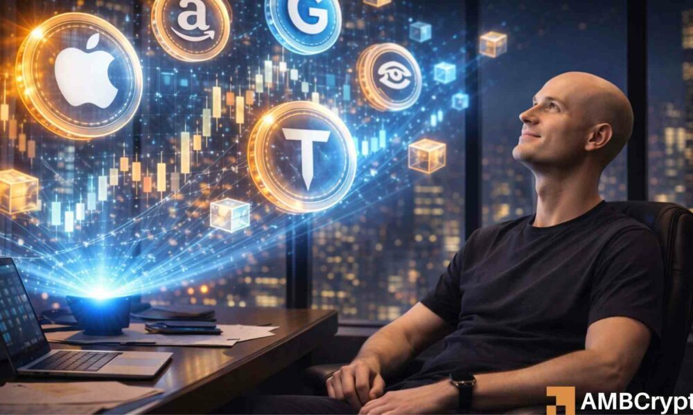 Coinbase首席执行官称，在《CLARITY法案》不确定性的影响下，代币化股票“势在必行”。