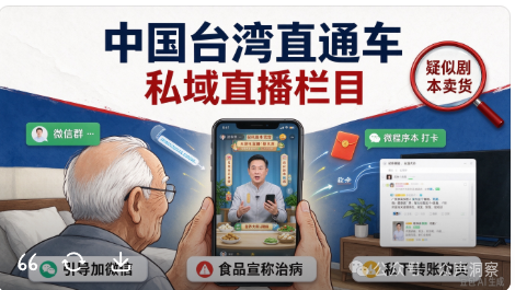 警惕私域直播 “台湾直通车” 栏目！假借宝岛名医之名，专门忽悠中老年人(2)