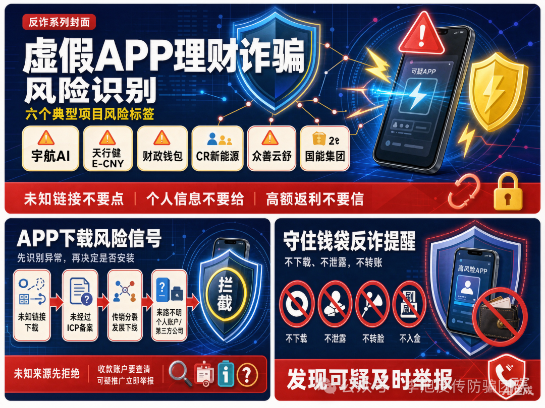 反诈预警:这6个高危涉诈 APP!蹭算力、数字人民币热点,全是传销诈骗陷阱!(8) 反诈预警:这6个高危涉诈 APP!蹭算力、数字人民币热点,全是传销诈骗陷阱!(8)